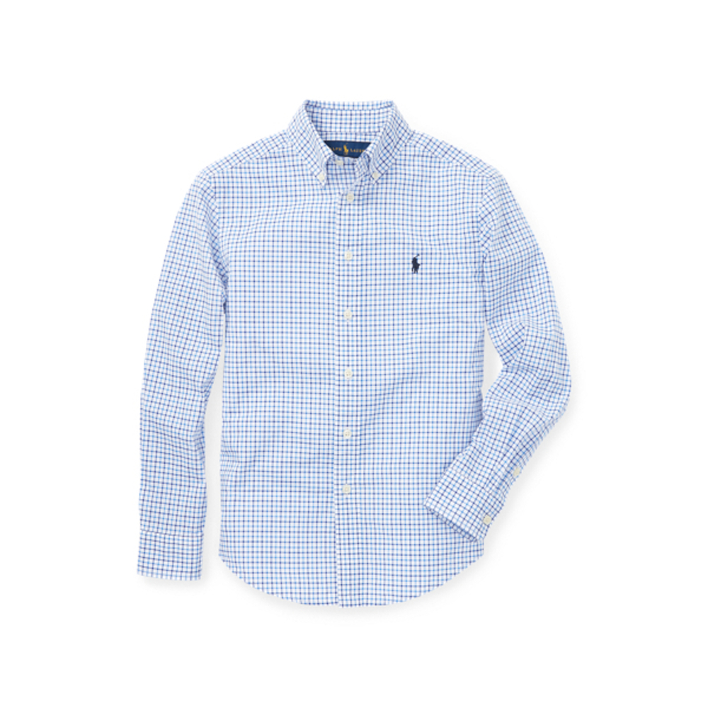 Tattersall Cotton Poplin Shirt NWT